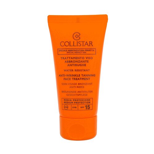 Soin solaire visage Collistar Special Perfect Tan Tanning Face Treatment SPF15 50 ml