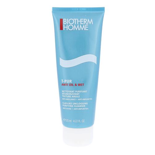 Gel nettoyant Biotherm Homme T-PUR Anti Oil & Shine 125 ml