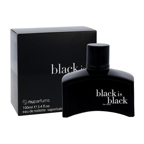 Eau de Toilette Nuparfums Black is Black 100 ml Beschädigte Schachtel