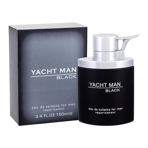 Eau de toilette Myrurgia Yacht Man Black 100 ml boîte endommagée
