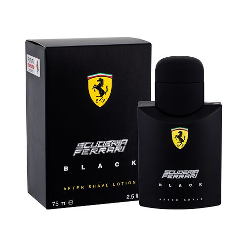 Lotion après-rasage Ferrari Scuderia Ferrari Black 75 ml boîte endommagée