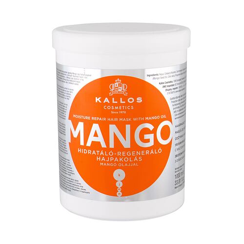 Haarmaske Kallos Cosmetics Mango 1000 ml