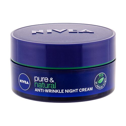 Crème de nuit Nivea Pure & Natural Anti-Wrinkle 50 ml