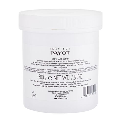 Gommage corps PAYOT Corps Elixir Enhancing Gold Body Scrub 500 g