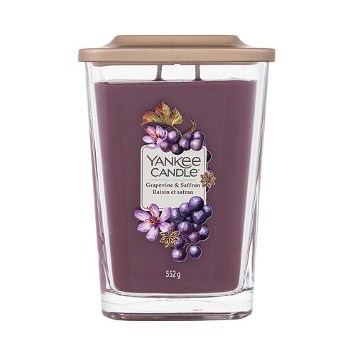 Bougie parfumée Yankee Candle Elevation Collection Grapevine & Saffron 552 g