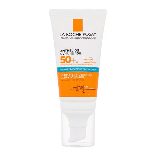 Soin solaire visage La Roche-Posay Anthelios  UVMUNE 400 Hydrating Cream SPF50+ 50 ml boîte endommag