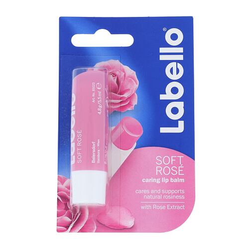 Baume à lèvres Labello Soft Rosé 5,5 ml emballage endommagé