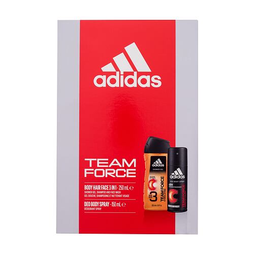 Gel douche Adidas Team Force 150 ml boîte endommagée Sets