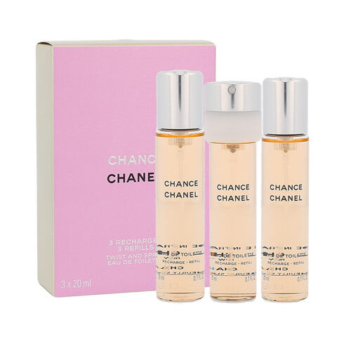 Eau de Toilette Chanel Chance Nachfüllung 3x20 ml