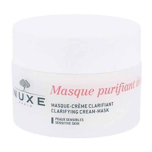 Masque visage NUXE Rose Petals Cleanser Clarifying Cream-Mask 50 ml boîte endommagée