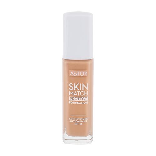 Foundation ASTOR Skin Match Protect SPF18 30 ml 203 Peachy
