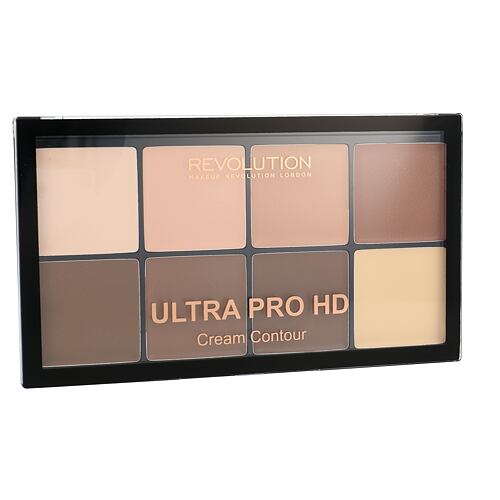 Poudre Makeup Revolution London Ultra Pro HD Cream Contour Palette 20 g Light Medium boîte endommagé