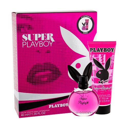 Eau de toilette Playboy Super Playboy For Her 40 ml boîte endommagée Sets