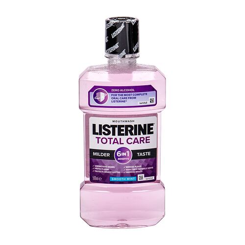 Mundwasser Listerine Total Care Mild Taste Smooth Mint Mouthwash 500 ml Beschädigte Verpackung