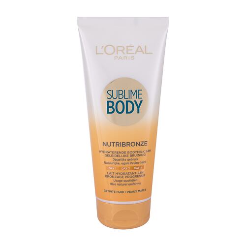 Selbstbräuner L'Oréal Paris Sublime Body Nutribronze Tinted Skin 200 ml