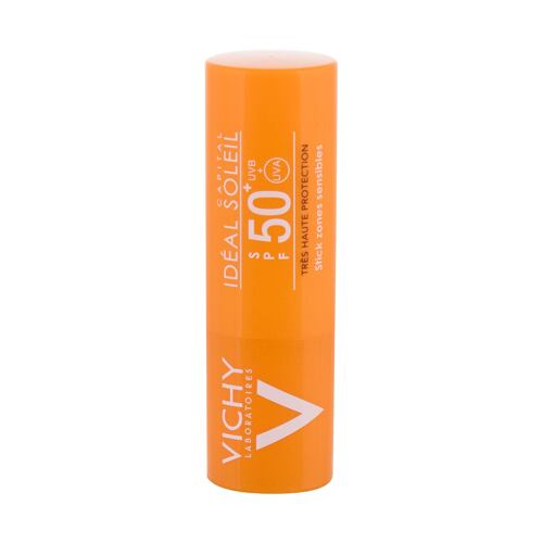 Soin solaire visage Vichy Idéal Soleil Stick Zones Sensibles SPF50+ 9 g