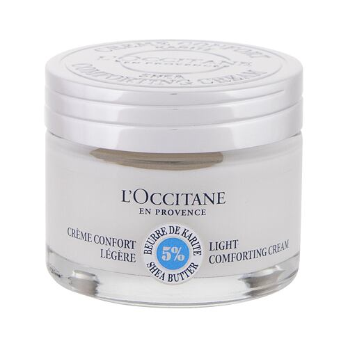 Crème de jour L'Occitane Shea Butter Light Comforting Cream 50 ml