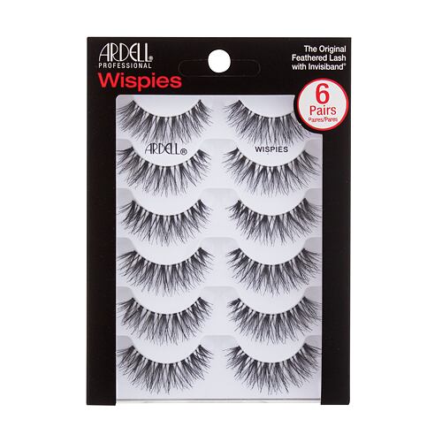 Faux cils Ardell Wispies The Original Feathered Lash 6 St. Black