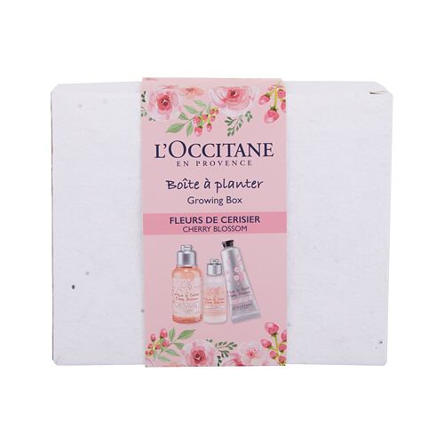 Duschgel L'Occitane Cherry Blossom Growing Box 75 ml Beschädigte Schachtel Sets