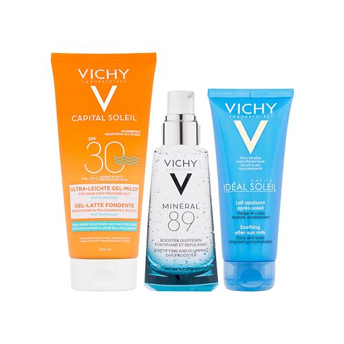 Soin solaire corps Vichy Capital Soleil Melting Milk-Gel SPF30 200 ml Sets