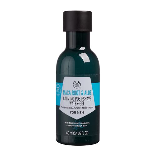 Soin après-rasage The Body Shop Maca Root & Aloe Calming Post-Shave Water-Gel 160 ml
