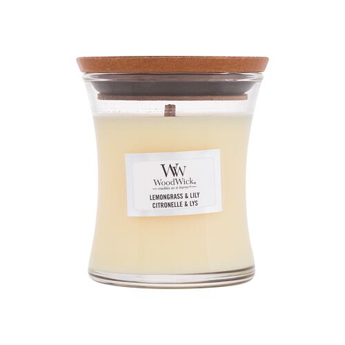 Bougie parfumée WoodWick Lemongrass & Lily 85 g