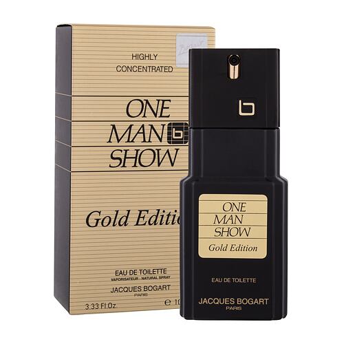 Eau de toilette Jacques Bogart One Man Show Gold Edition 100 ml flacon endommagé