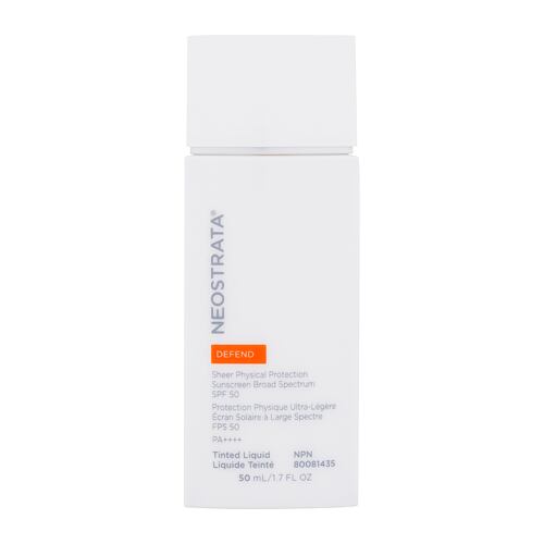 Soin solaire visage NeoStrata Defend Sheer Physical Protection SPF50 50 ml boîte endommagée