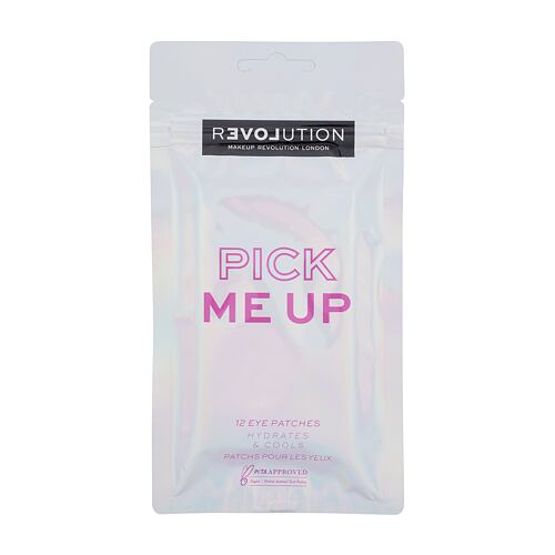Masque yeux Revolution Relove Pick Me Up Hydrates & Cools Eye Patches 12 St.