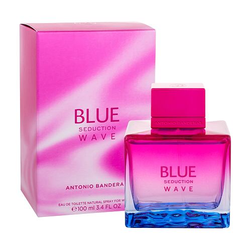 Eau de toilette Antonio Banderas Blue Seduction Wave 100 ml boîte endommagée