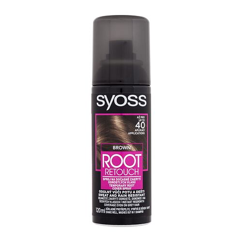 Haarfarbe  Syoss Root Retoucher Temporary Root Cover Spray 120 ml Brown