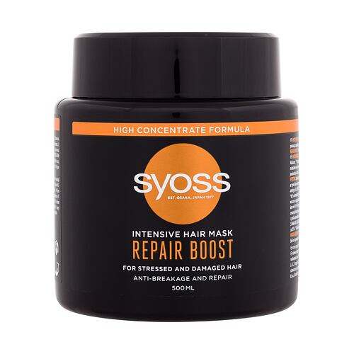 Masque cheveux Syoss Repair Boost Intensive Hair Mask 500 ml