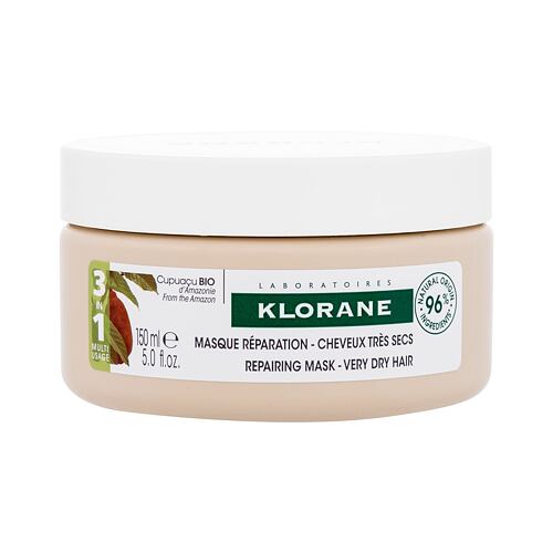 Masque cheveux Klorane Organic Cupuaçu Repairing Mask 150 ml flacon endommagé