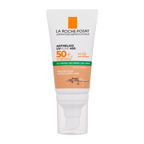 Sonnenschutz fürs Gesicht La Roche-Posay Anthelios  UVMUNE 400 Tinted Oil Control Gel-Cream SPF50+ 50 ml Beschädigte Schachtel