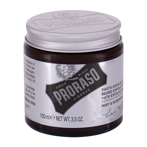 Gommage PRORASO Mint & Rosemary Beard Exfoliating Paste 100 ml emballage endommagé