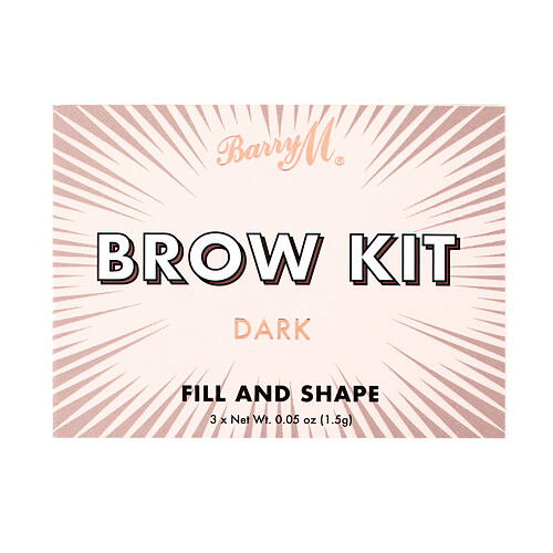 Kit et palette sourcils Barry M Brow Kit  4,5 g Dark