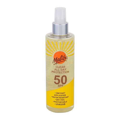 Soin solaire corps Malibu Clear All Day Protection SPF50 250 ml