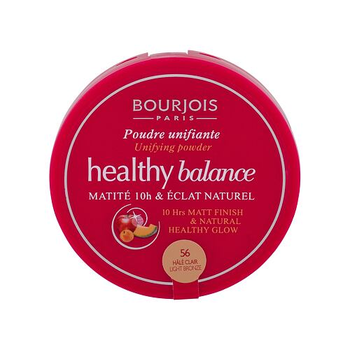 Puder BOURJOIS Paris Healthy Balance 9 g 56 Light Bronze