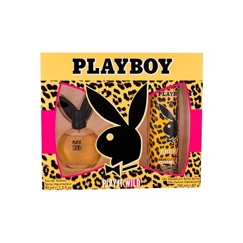 Eau de toilette Playboy Play It Wild For Her 40 ml boîte endommagée Sets
