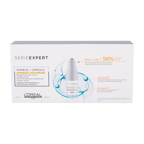 Mittel gegen Haarausfall L'Oréal Professionnel Série Expert Aminexil Advanced Roll-on 10x6 ml Beschädigte Schachtel
