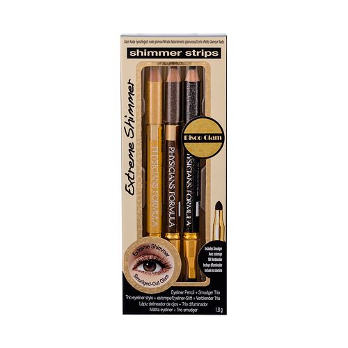 Crayon yeux Physicians Formula Shimmer Strips Eye Pencil + Smudger Trio 0,6 g Glam Nude Sets