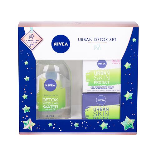 Crème de jour Nivea Urban Skin Defence SPF20 50 ml boîte endommagée Sets