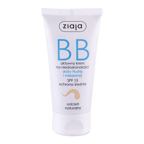 BB Creme Ziaja BB Cream Oily and Mixed Skin SPF15 50 ml Natural