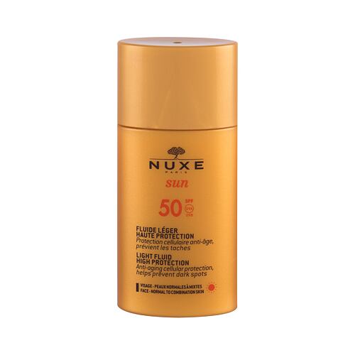 Soin solaire visage NUXE Sun Light Fluid SPF50 50 ml