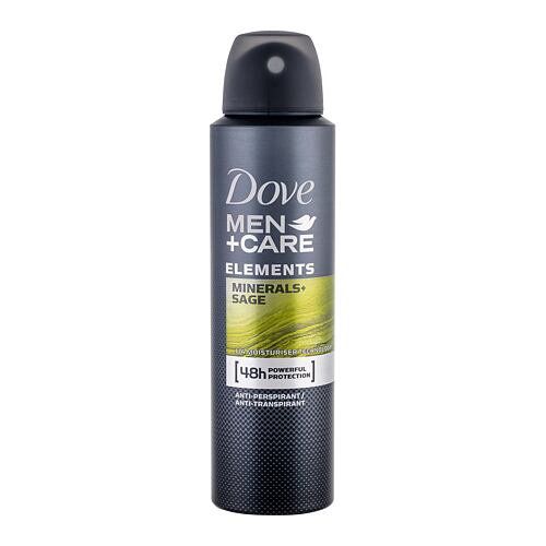 Antiperspirant Dove Men + Care Minerals + Sage 48h 150 ml flacon endommagé