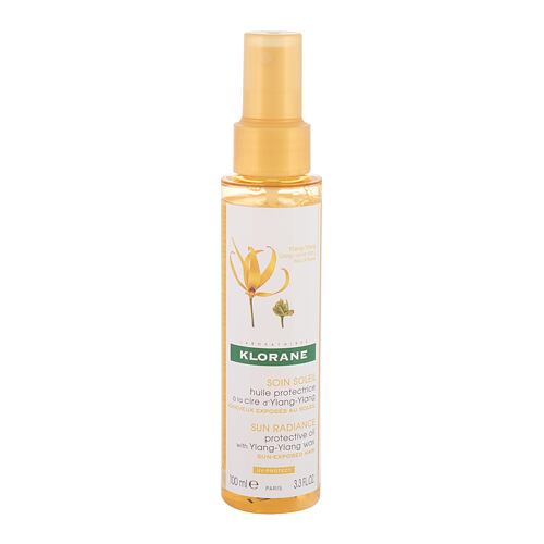Huile Cheveux Klorane Ylang-Ylang Wax Sun Radiance Protective Oil 100 ml