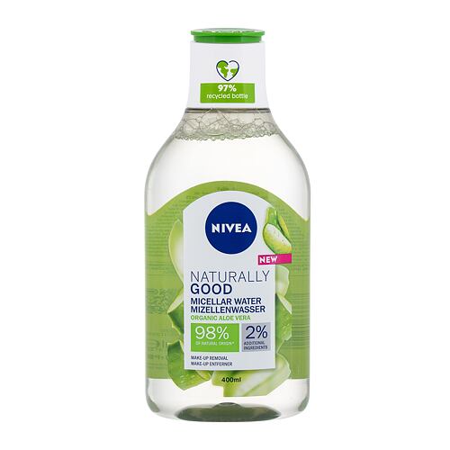 Eau micellaire Nivea Naturally Good Organic Aloe Vera 400 ml