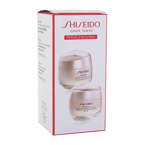 Crème de jour Shiseido Benefiance Anti-Wrinkle Day & Night Cream Set 50 ml boîte endommagée Sets