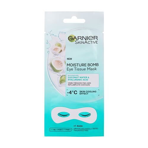 Augenmaske Garnier SkinActive Moisture Bomb Coconut Water & Hyaluronic Acid 1 St.