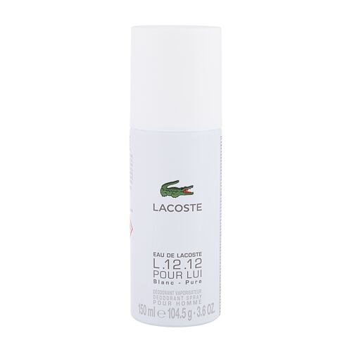 Deodorant Lacoste Eau de Lacoste L.12.12 Blanc 150 ml Beschädigtes Flakon